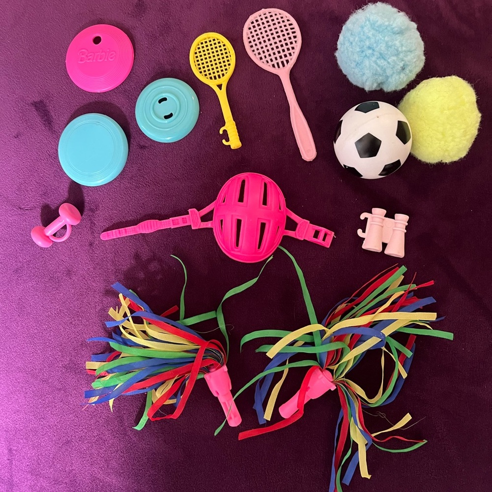 1990’s Barbie Sports Accessories